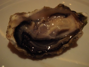 An oyster - just before it got "Scotched"